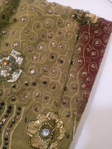 Elegant Embroidered Saree