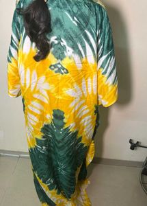 Tie-Dye Kaftan Dress