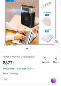 Mini Air Portable Cooler