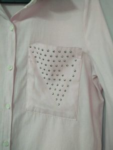 Baby Pink Button Down Shirt