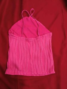 Pink Halter Top