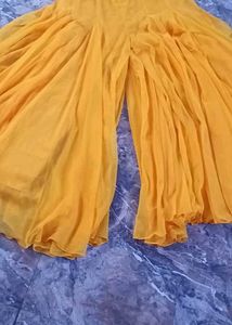 Elegant Yellow Kurta Set  With Heavy Dupatta