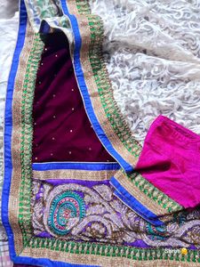 New Saree With Blouse Spice
