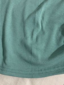 Teal Ruched Long Sleeve Top