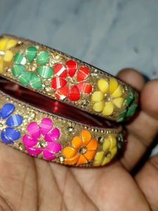 Floral Bangle Set
