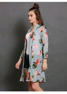 3/4 Sleeve Multicolour Shrug