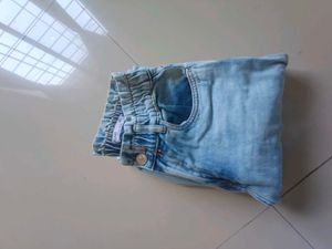 Light Blue Denim Joggers