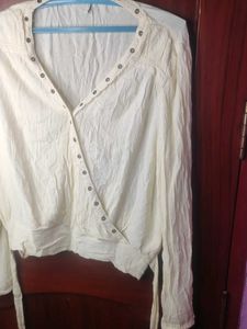Elegant Wrap Top