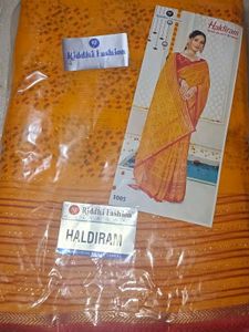 Elegant Yellow Saree