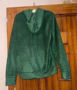 Green &#39;POL HAM&#39; Zip-Up Hoodie