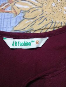 Maroon Tunic Top