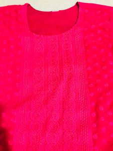 Red Long Sleeve Tunic