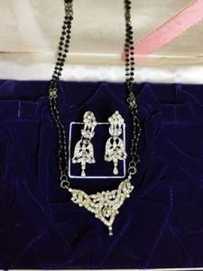 Vintage Pure Silver Mangalsutra Set