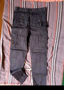 Black Cargo Pant