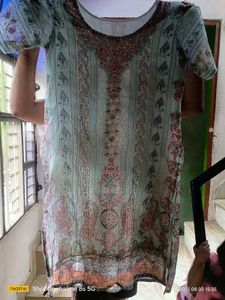 Floral Print Kurta