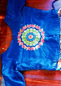 Multicolored Splashy Lehenga