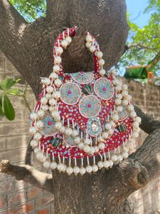 Embroidered Clutch