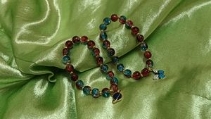 Pack Of 2 Beaded Bracelet With Charm