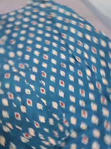 Printed Teal Kurta 2 Size Available Xl And Xxl