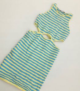 Bershka Stripped Cut Out Dress