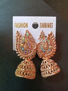 Price Drop 💥💥 Peacock Design Bronze Earrings..