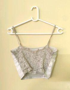 Cross Print Corset Top