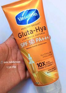 Vaseline Gluta-Hya SPF 50 Sunscreen 175ml