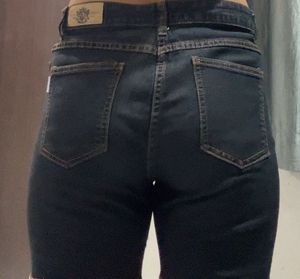 Denim Bermuda Shorts