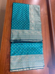 Elegant Teal Saree - cyan sarees new