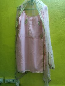 Baby Pink Sharara Set