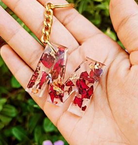Resin Letter Keychain