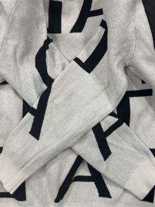 Graphic Print Crew Neck Sweater