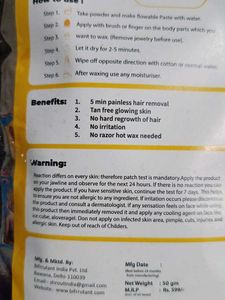 Turmeric Facial Wax