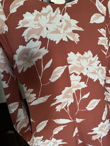 Floral Print High-Low Dress