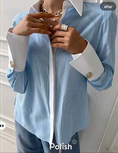 New With Tag Premium Stripped Korean Shirt