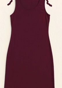 Wine Purple Kurti Dress
