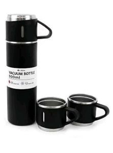 Vacuum Bottle 500ml with 2 Cups Set New Wdt Tag