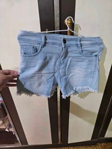 Light Wash Denim Shorts