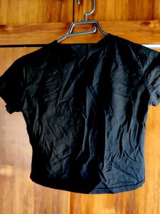 Black Crop Top