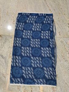 Blue Block Print Duppata