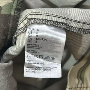 H&amp;M Divided Camo Print Zip Up Dress
