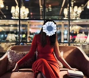 Elegant Red Midi Dress