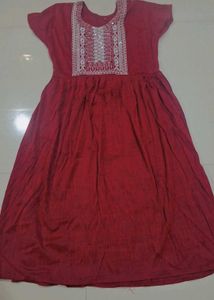 Elegant Pink and maroon kurta set of 2