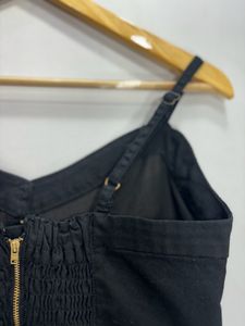 Black Back Zipper Dress