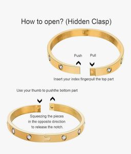 Anti tarnish love cartier bracelet (golden)