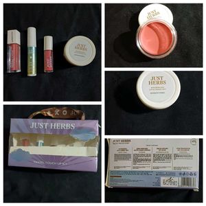 New Just Herbs Lip &amp; Cheek Tint Set