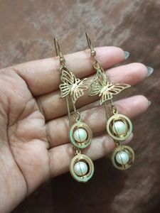 Butterfly Drop Earrings