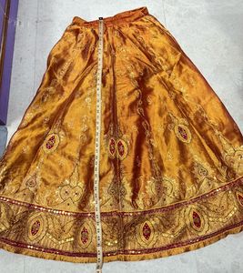 Gold Elegant Embellished Lehenga Set