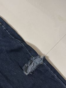 Distressed Wide Leg Jeans