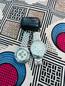 ⌚ Combo Deal: 2 Stylish Metal Watches